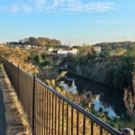 神奈川県横浜市を流れる早淵川流域