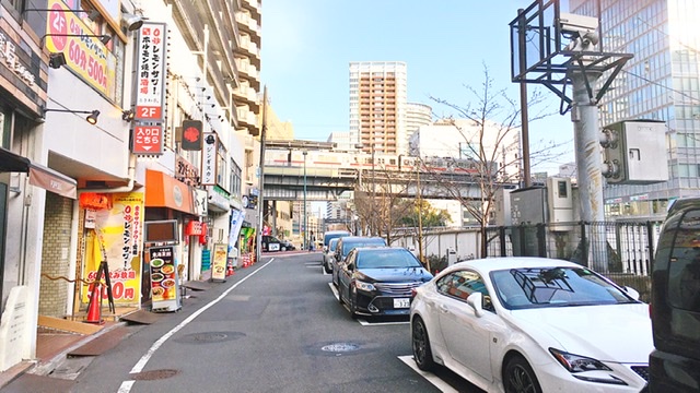 五反田駅前の繁華街