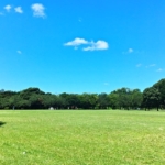 横浜市岸根公園のひょうたん原っぱ