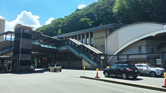 箱根湯本駅外観