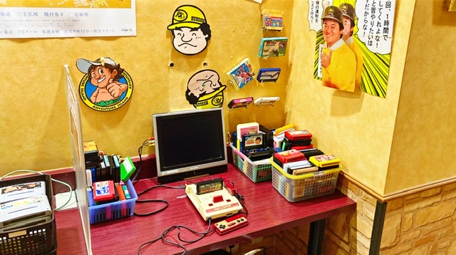 錦糸町のスパ＆カプセル「ニューウィング」のファミコンプレイブース