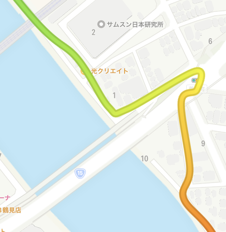 鶴見橋の迂回ルート
