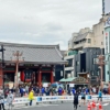 東京マラソンの浅草雷門通過地点