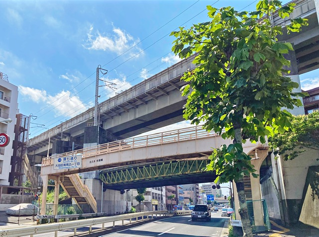 東海道新幹線の高架