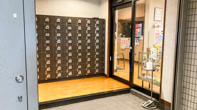 蒲田の天神湯の玄関